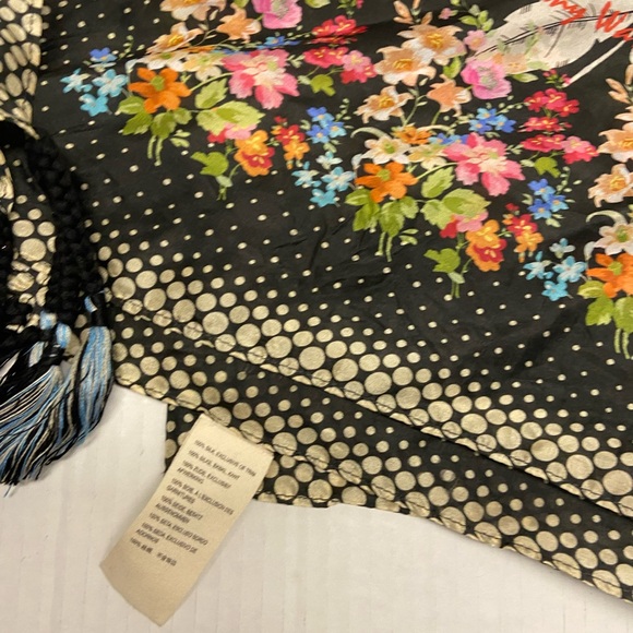 Johnny Was Redland Floral Scarf - Picture 2 of 5